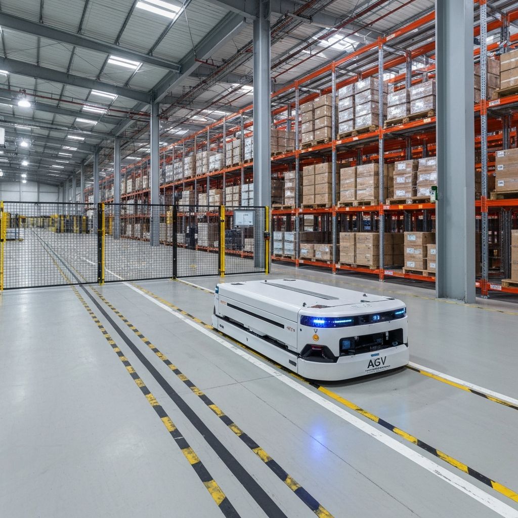 Lowering Labor Costs for the Modern Warehouse with Vision Based AGVs